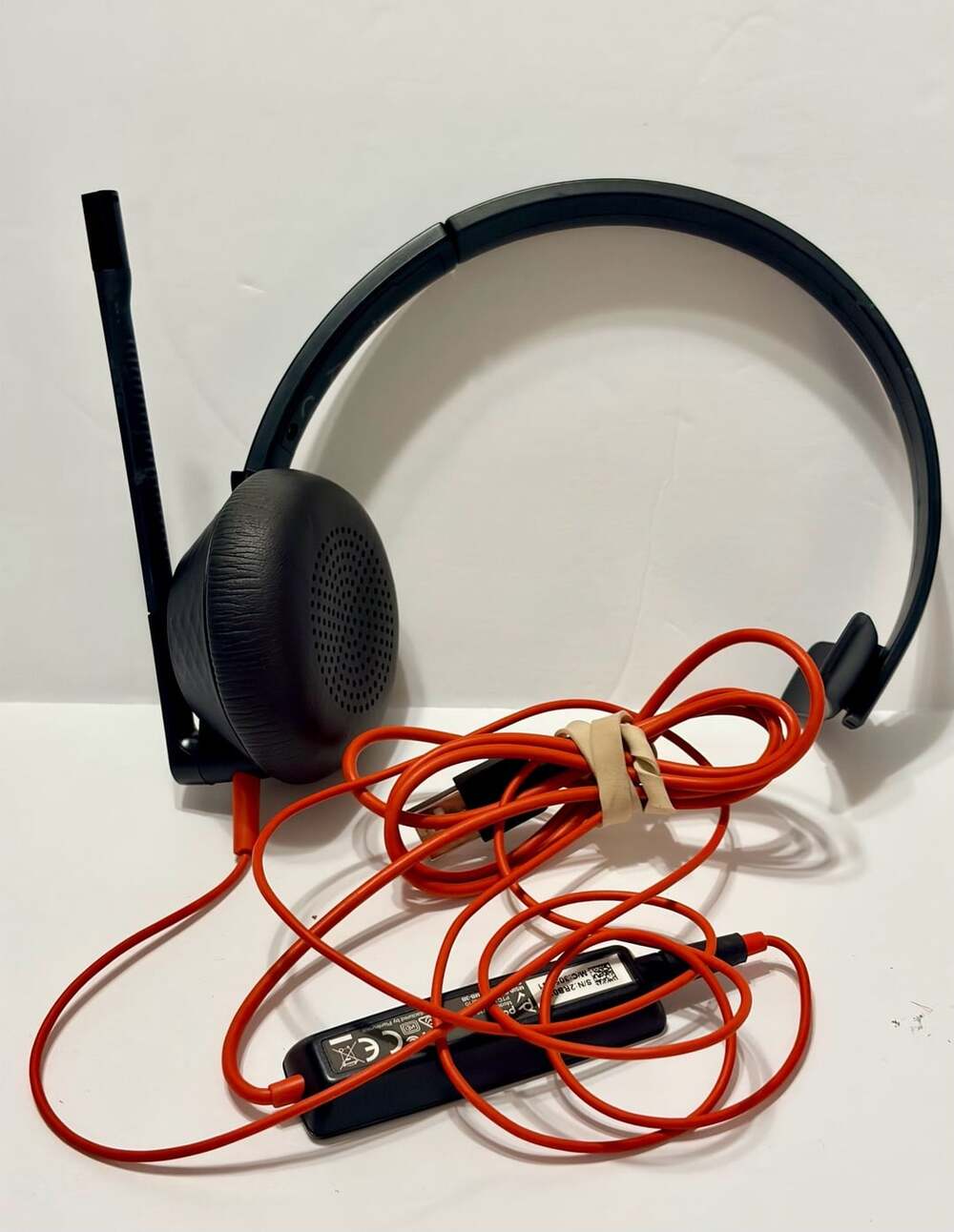 Plantronics Poly Blackwire C5200 Wired Headset USB 3.5mm Audio Black